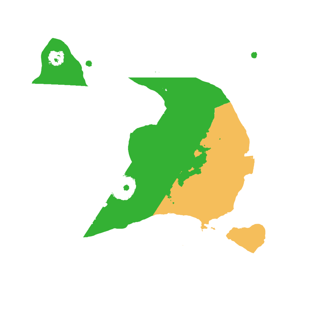 Biome Rust Map: Procedural Map, Size: 2000, Seed: 548159684