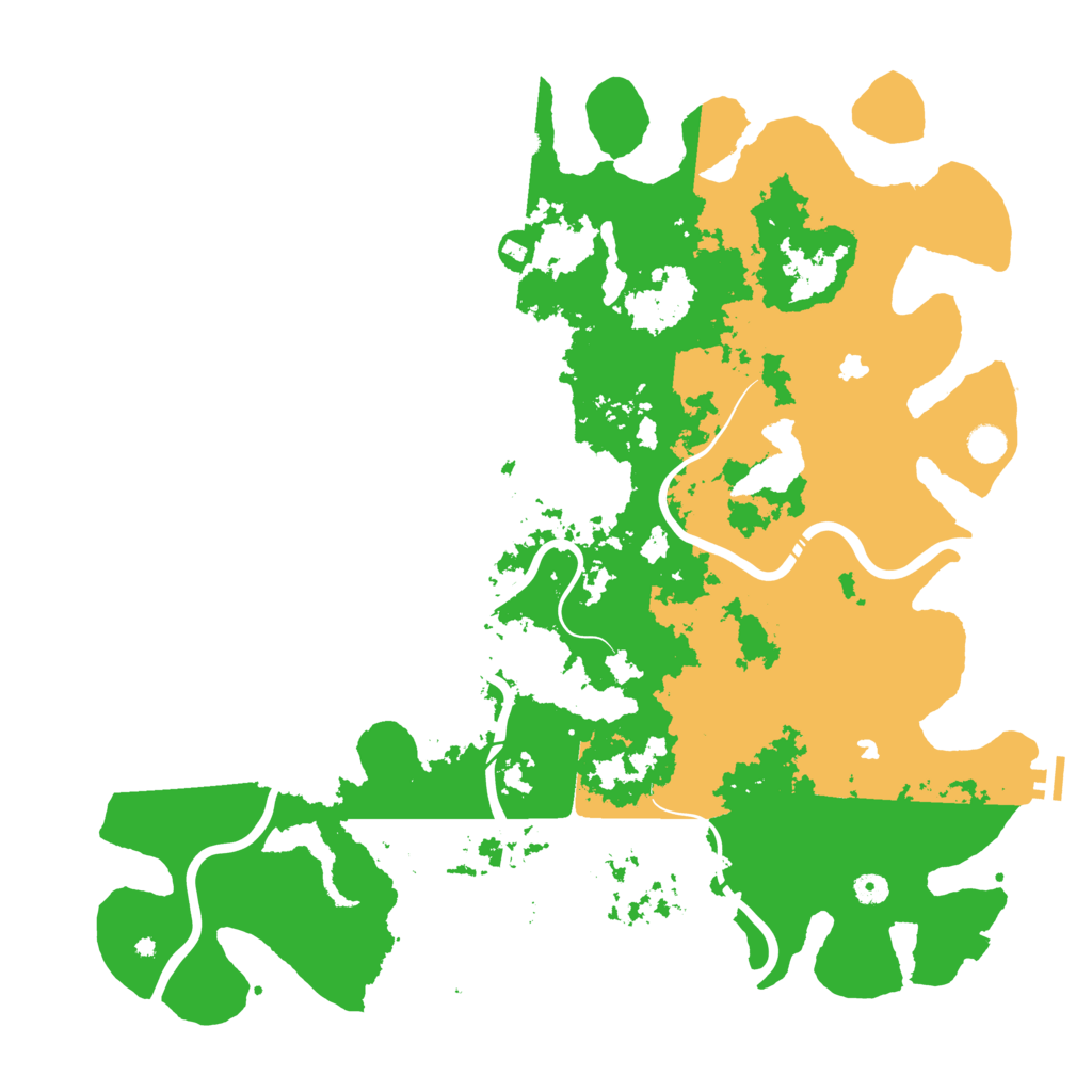 Biome Rust Map: Procedural Map, Size: 5000, Seed: 691535420