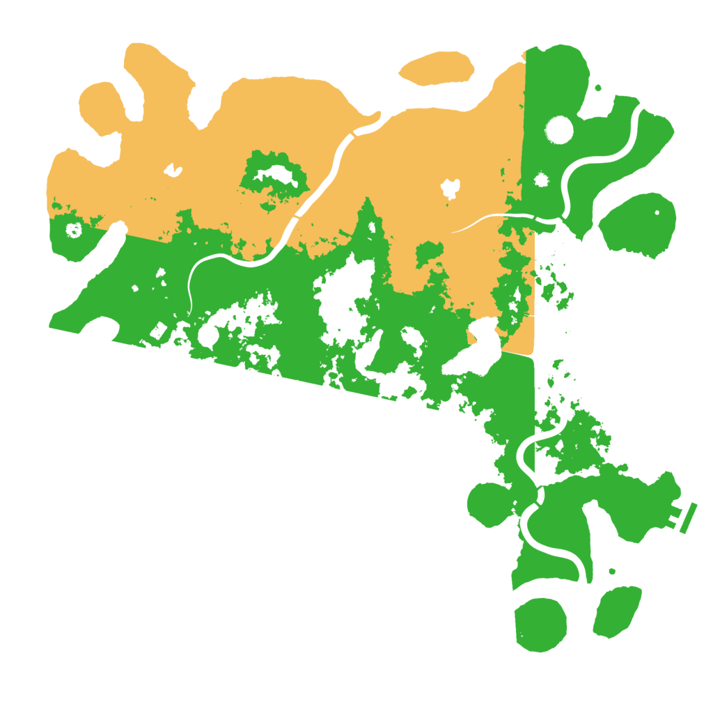 Biome Rust Map: Procedural Map, Size: 4500, Seed: 899419548