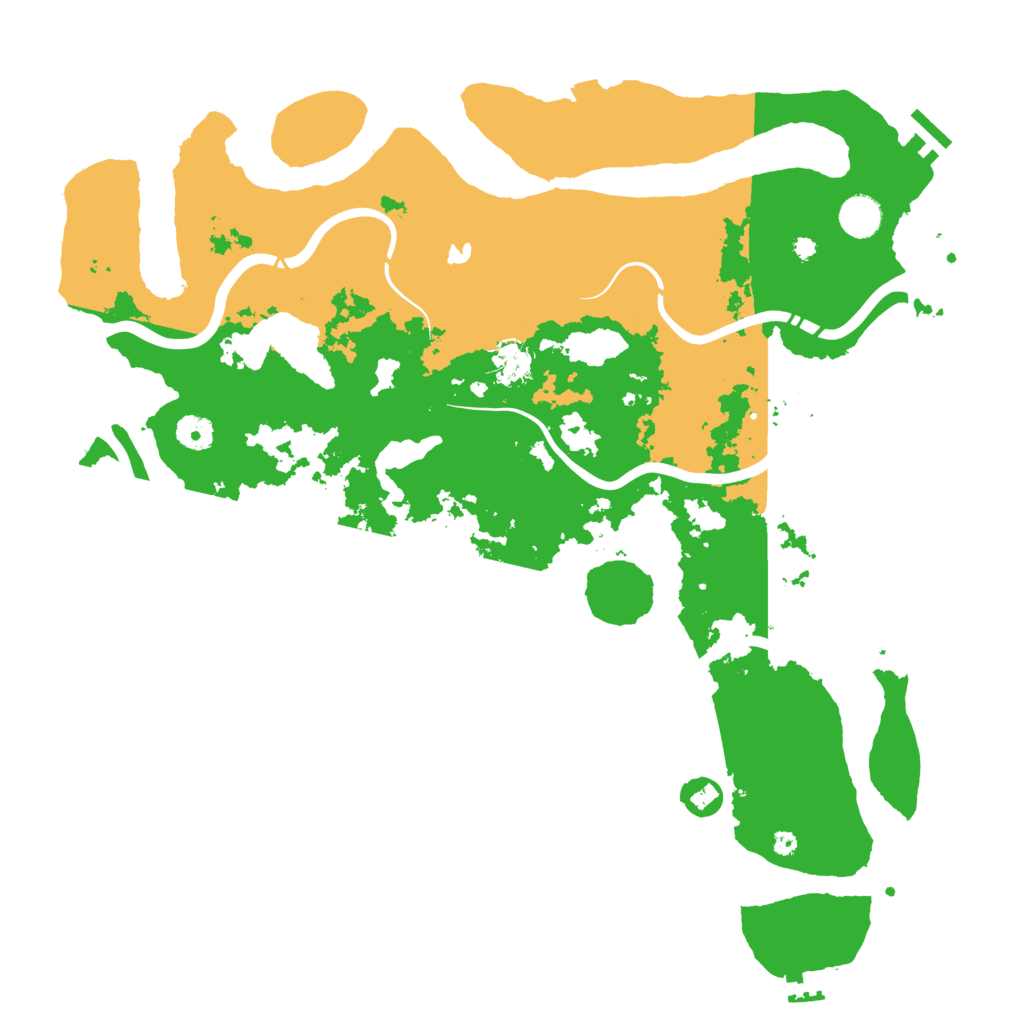 Biome Rust Map: Procedural Map, Size: 4250, Seed: 2047296810