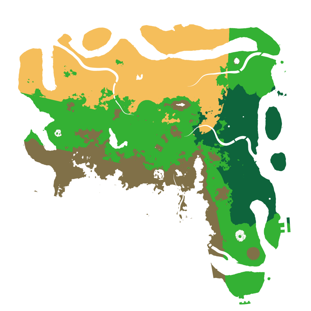 Biome Rust Map: Procedural Map, Size: 4250, Seed: 2047296810