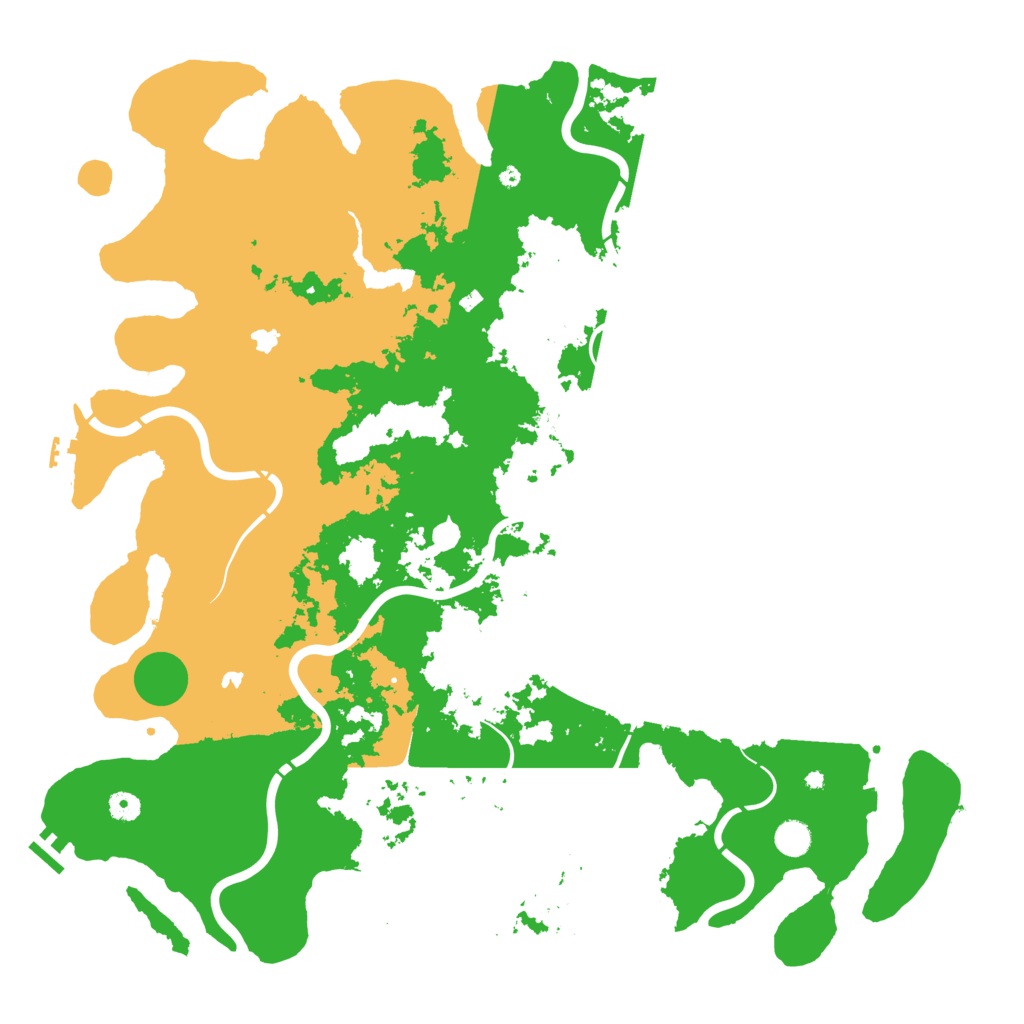 Biome Rust Map: Procedural Map, Size: 5000, Seed: 12540397