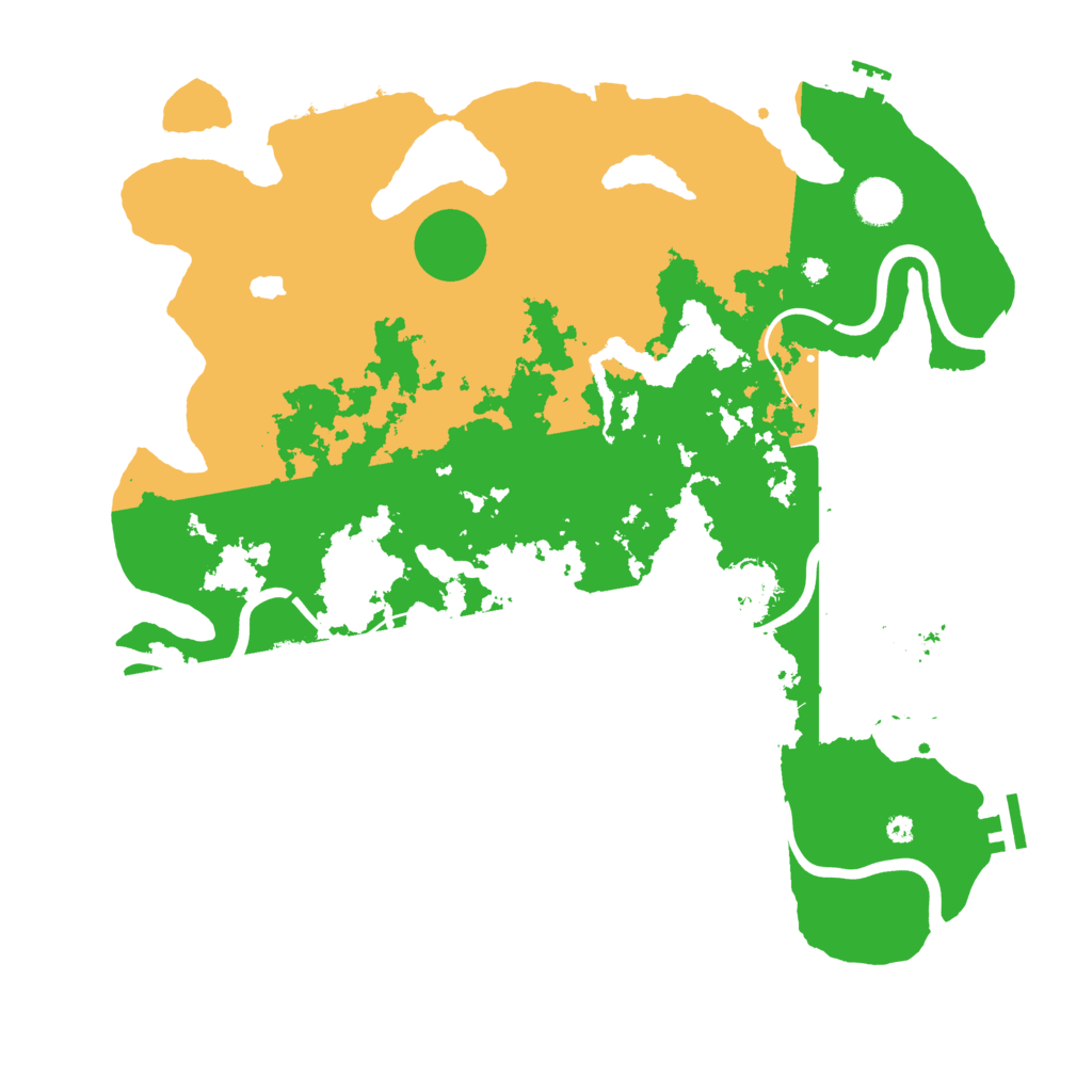 Biome Rust Map: Procedural Map, Size: 4000, Seed: 815961486