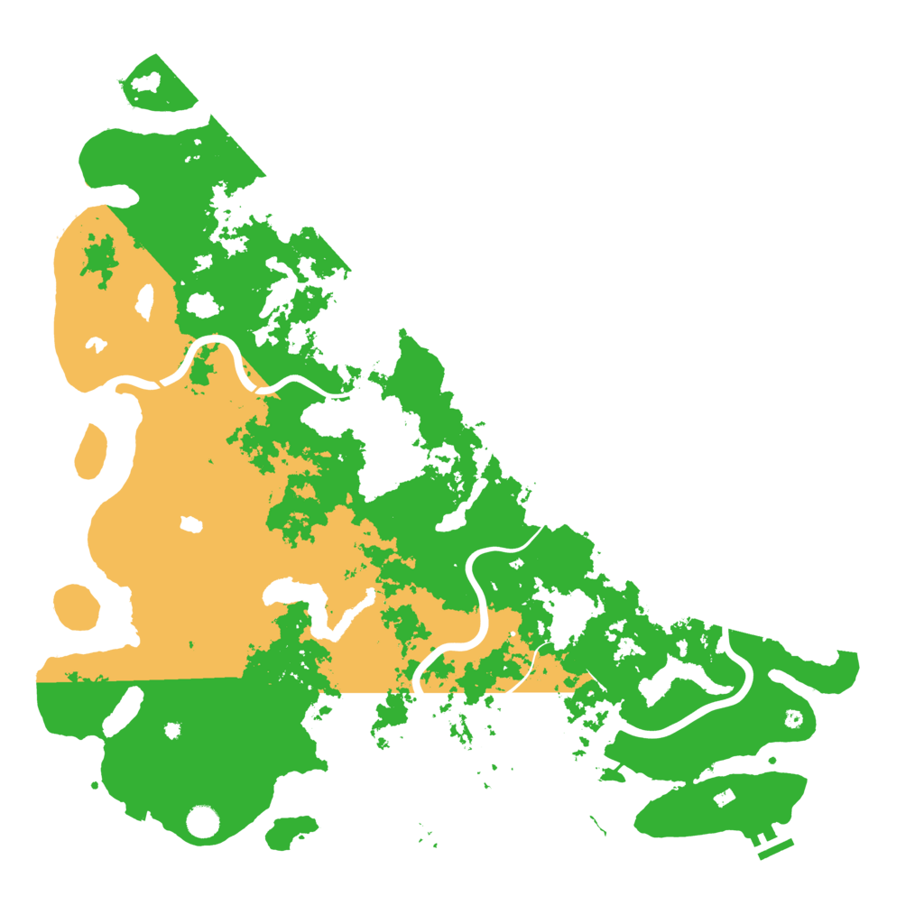 Biome Rust Map: Procedural Map, Size: 5000, Seed: 1534334705