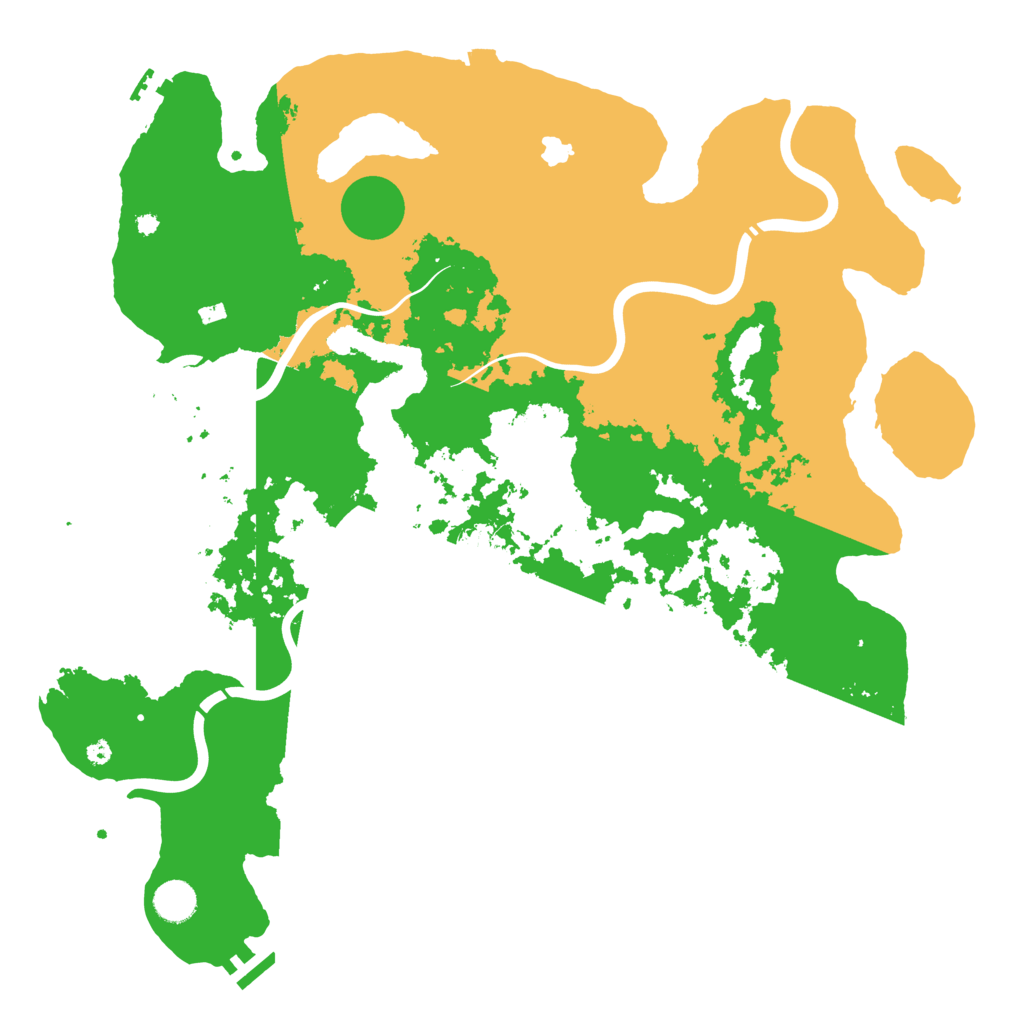 Biome Rust Map: Procedural Map, Size: 4250, Seed: 295249131