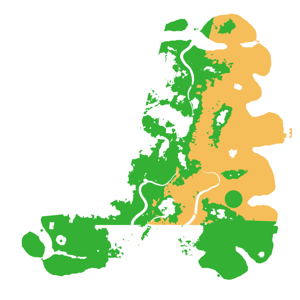 Biome Rust Map: Procedural Map, Size: 4500, Seed: 20526