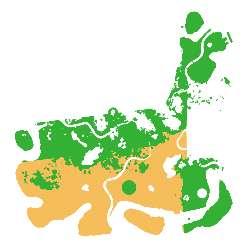 Biome Rust Map: Procedural Map, Size: 4500, Seed: 231517332