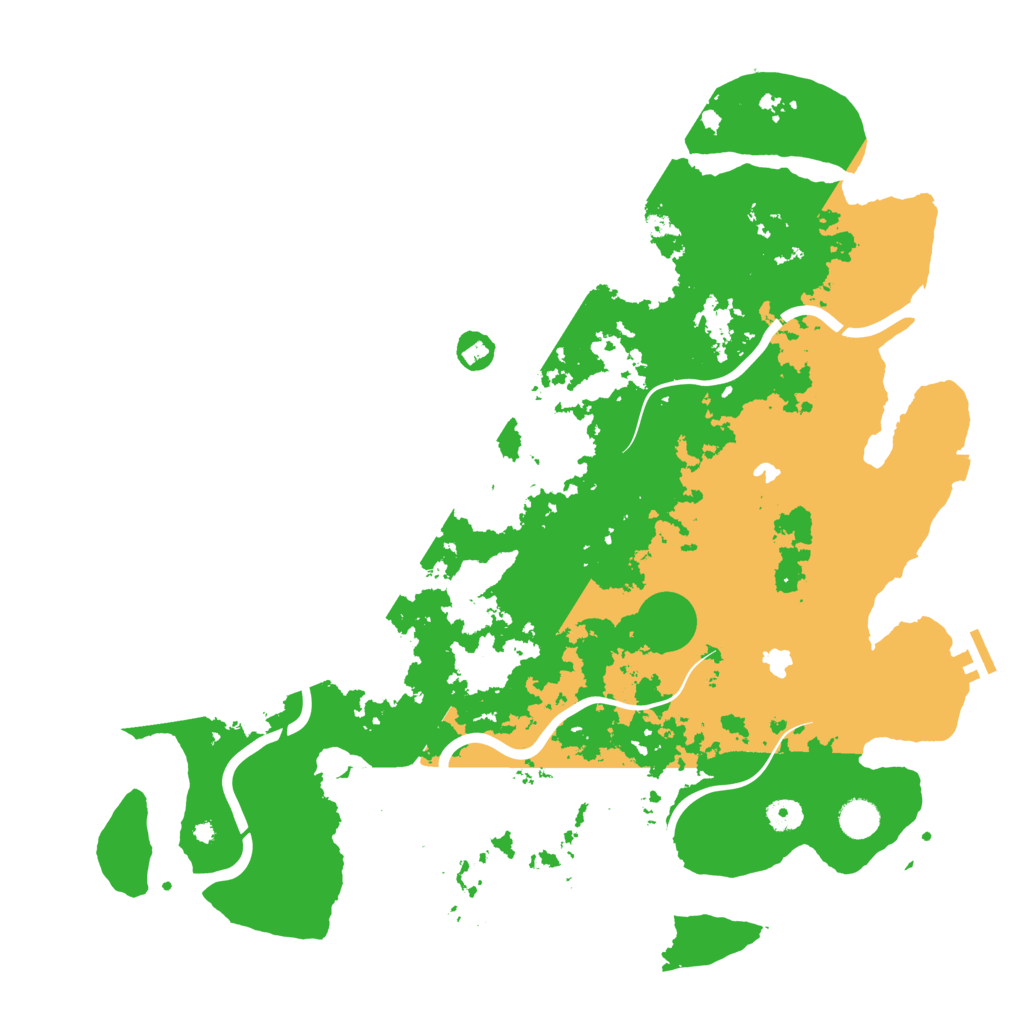 Biome Rust Map: Procedural Map, Size: 4500, Seed: 311978884