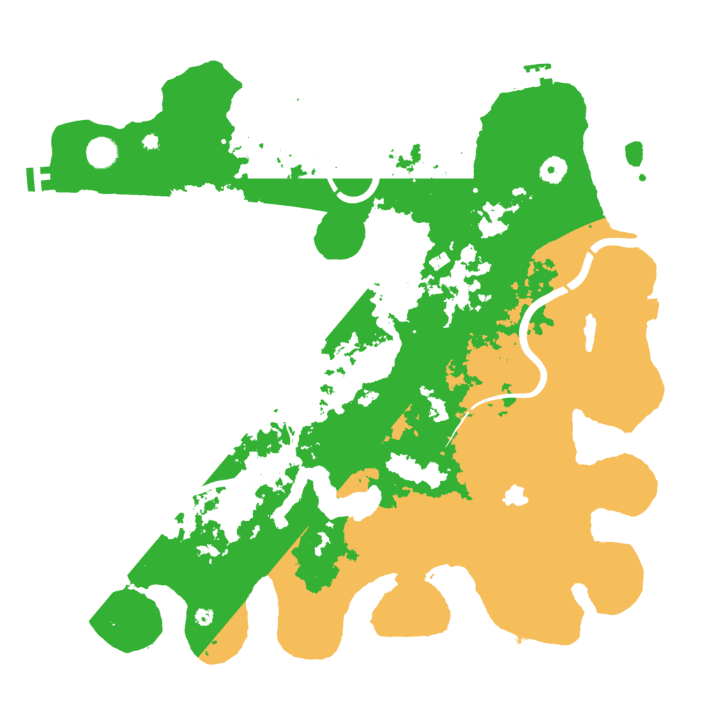 Biome Rust Map: Procedural Map, Size: 4000, Seed: 1952980102