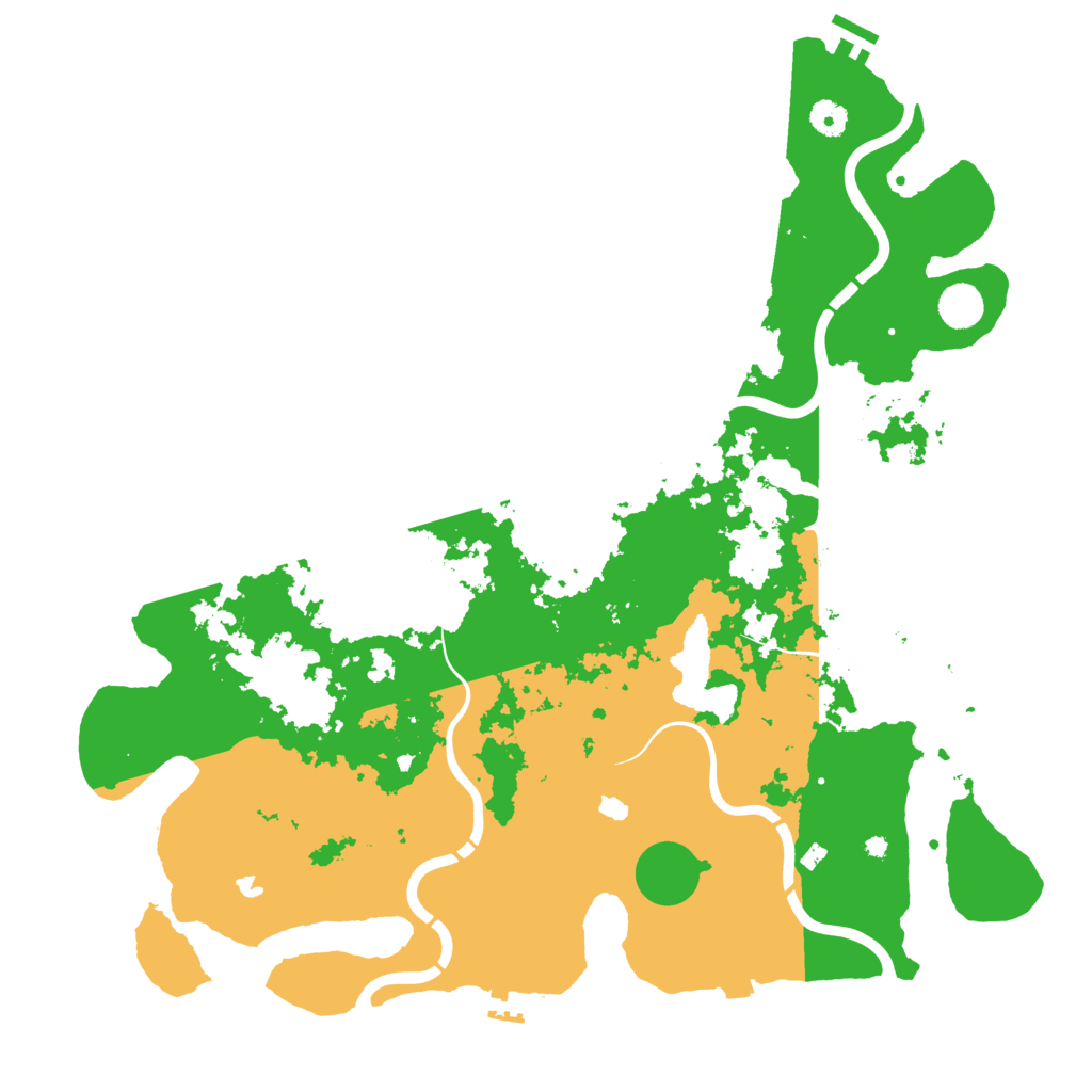 Biome Rust Map: Procedural Map, Size: 4500, Seed: 1557103112