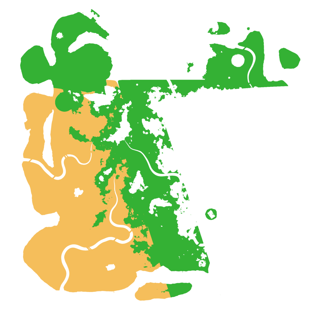 Biome Rust Map: Procedural Map, Size: 4500, Seed: 137833067