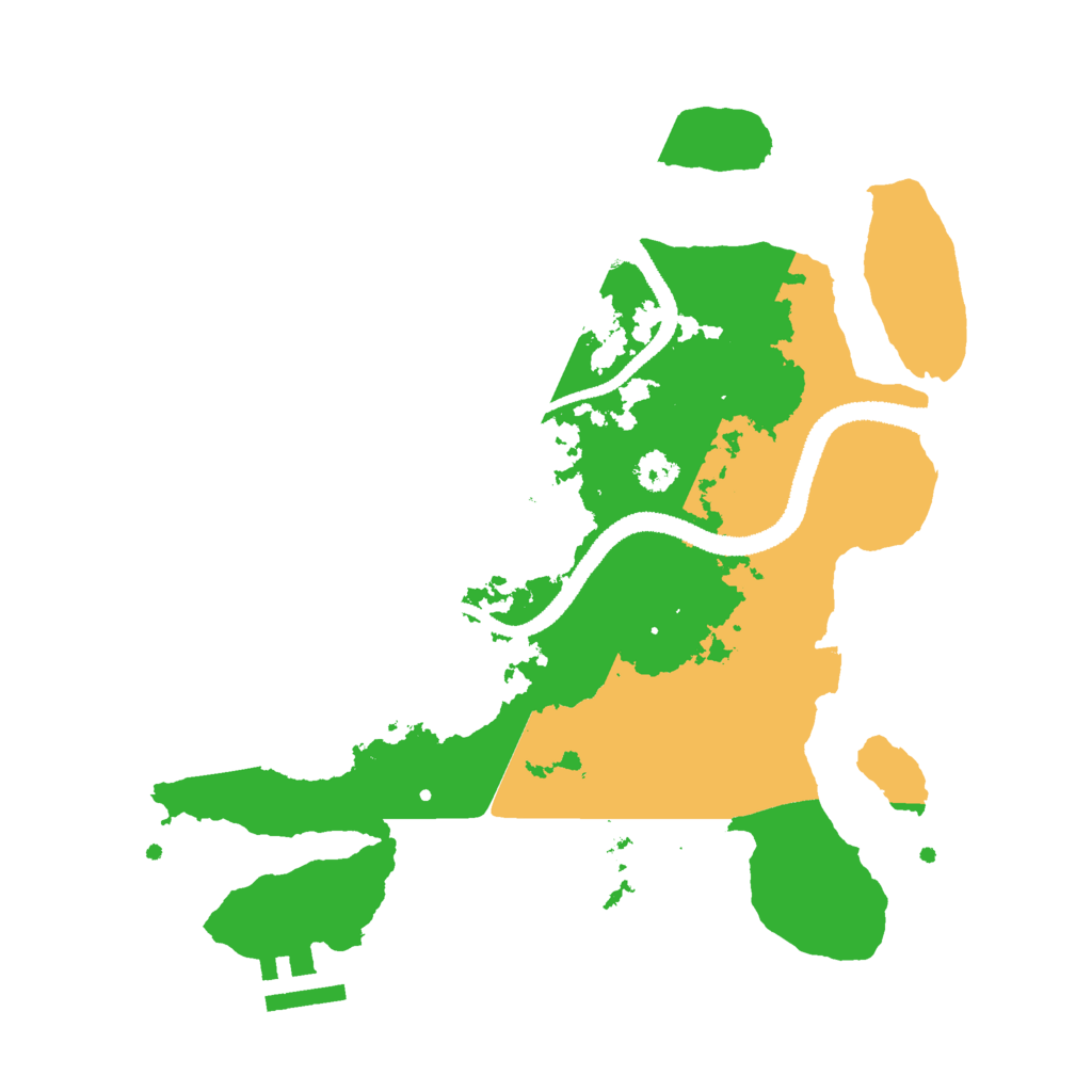 Biome Rust Map: Procedural Map, Size: 2750, Seed: 812354