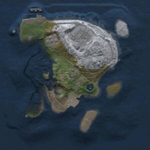 Thumbnail Rust Map: Procedural Map, Size: 2000, Seed: 1774408891, 6 Monuments