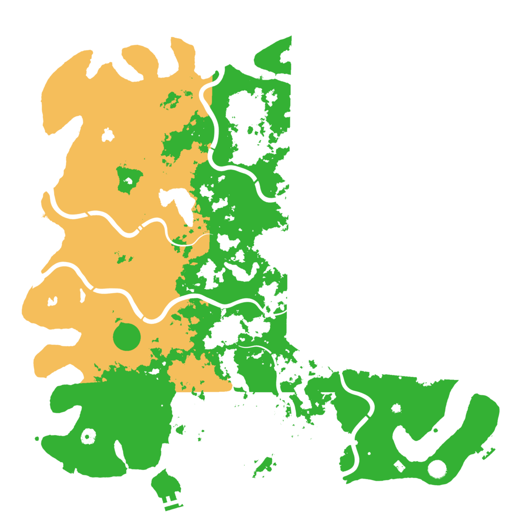 Biome Rust Map: Procedural Map, Size: 5000, Seed: 756479710