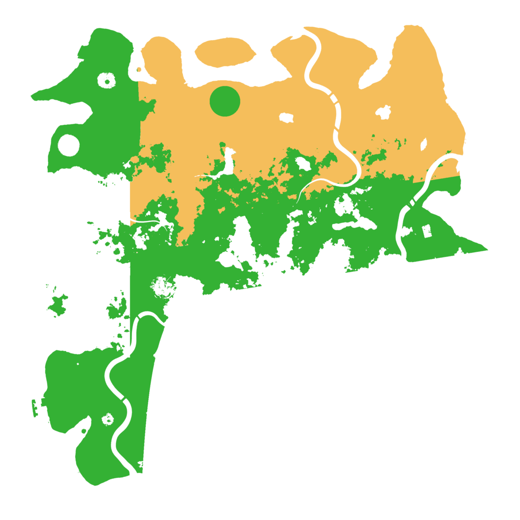 Biome Rust Map: Procedural Map, Size: 4500, Seed: 922067335