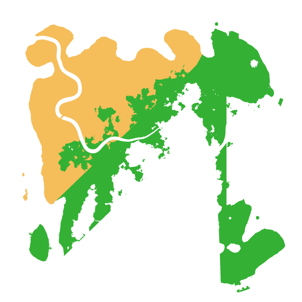 Biome Rust Map: Procedural Map, Size: 3500, Seed: 605285284
