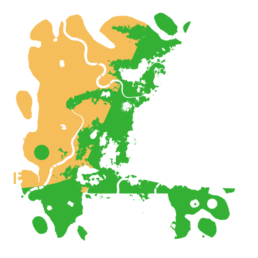 Biome Rust Map: Procedural Map, Size: 4500, Seed: 516998301