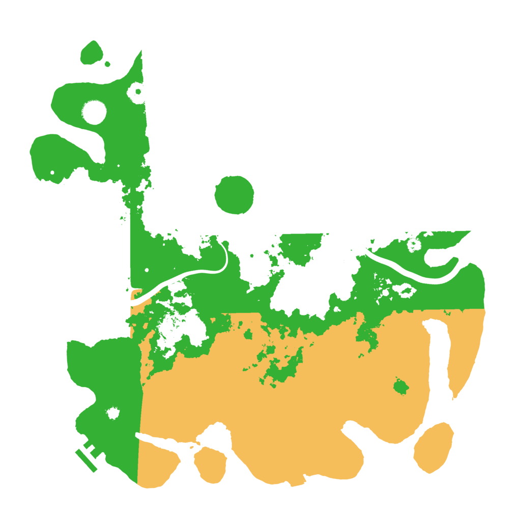 Biome Rust Map: Procedural Map, Size: 3800, Seed: 50226