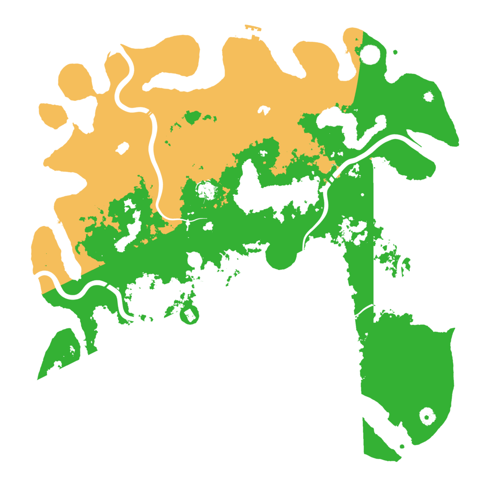 Biome Rust Map: Procedural Map, Size: 4500, Seed: 6022026