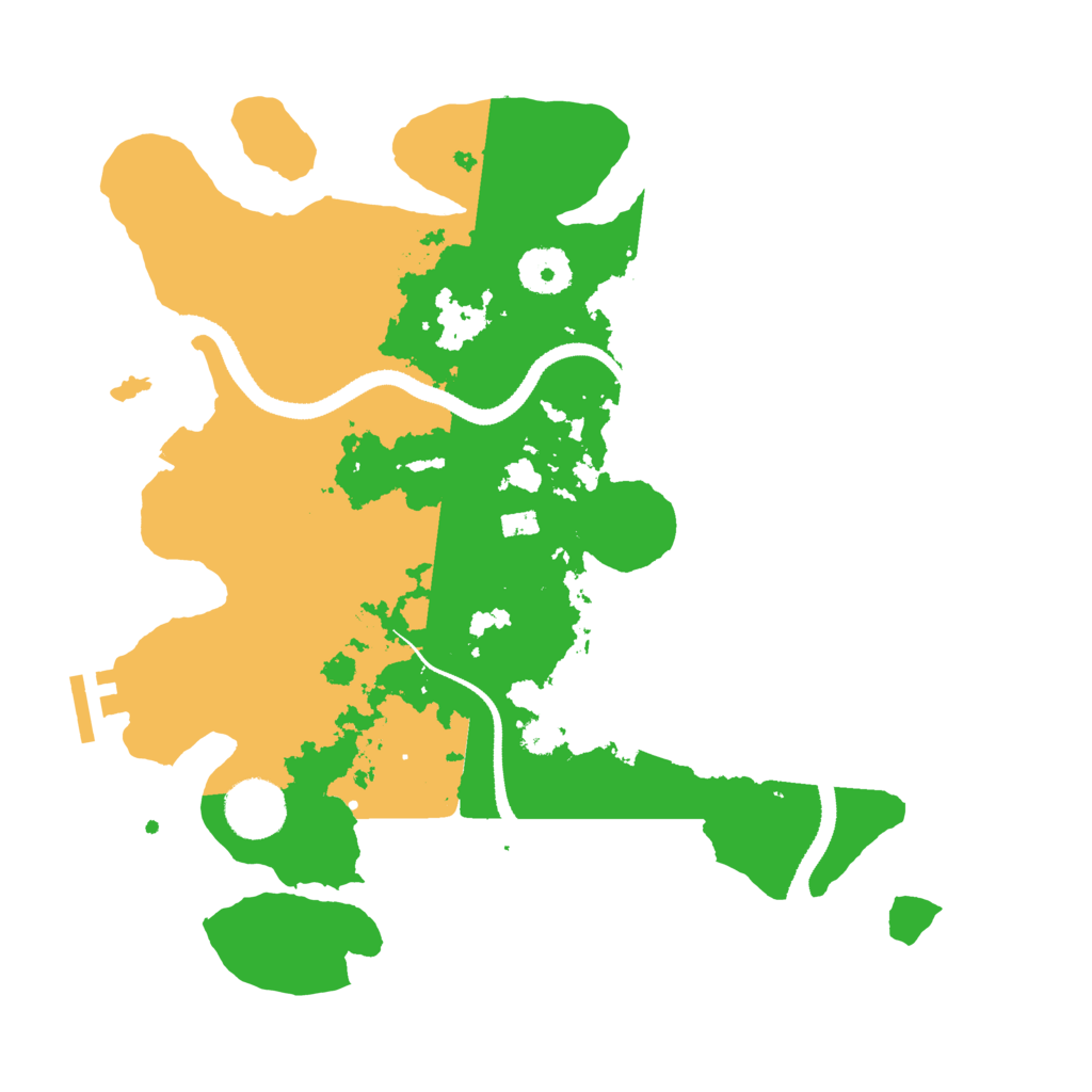 Biome Rust Map: Procedural Map, Size: 3250, Seed: 417886587