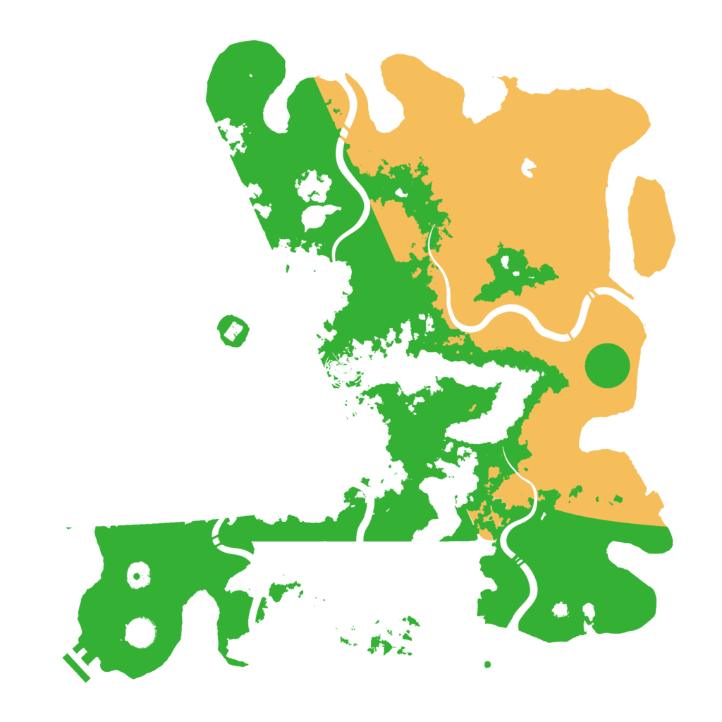 Biome Rust Map: Procedural Map, Size: 4250, Seed: 230355800