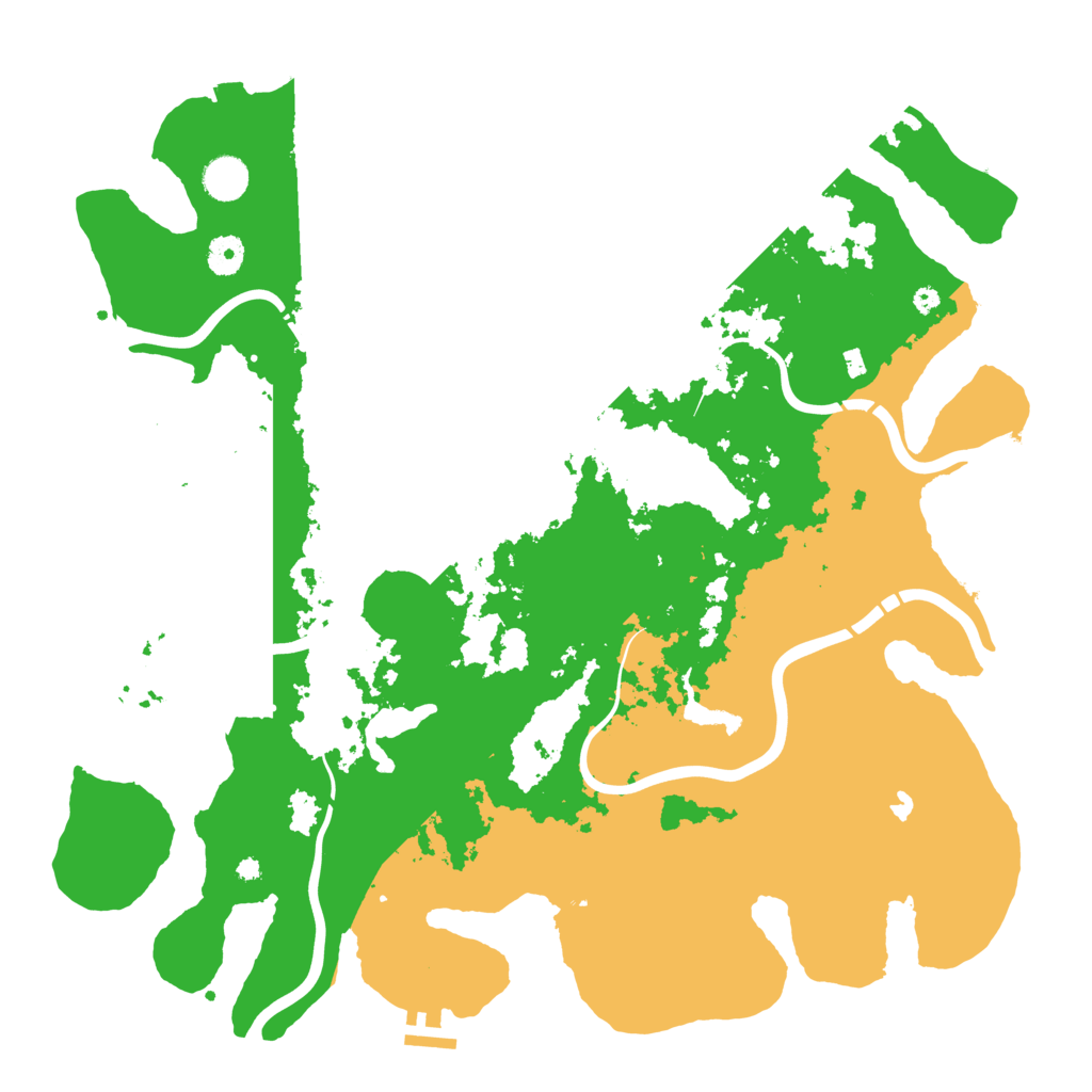 Biome Rust Map: Procedural Map, Size: 4250, Seed: 1206339714