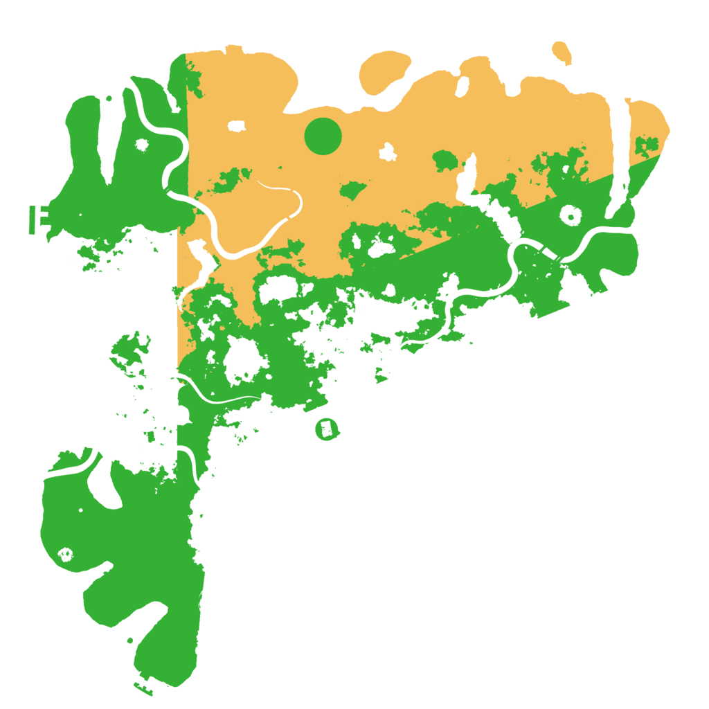 Biome Rust Map: Procedural Map, Size: 5000, Seed: 54828611