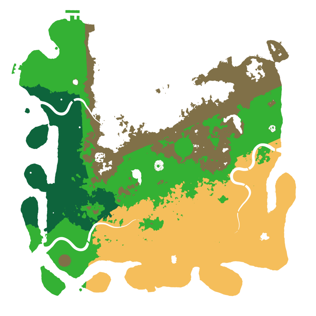 Biome Rust Map: Procedural Map, Size: 4500, Seed: 227234491
