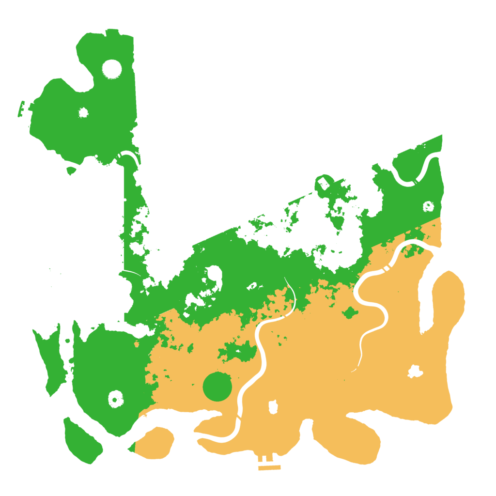 Biome Rust Map: Procedural Map, Size: 4500, Seed: 227234491