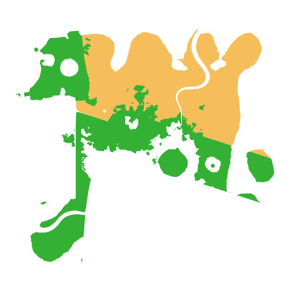 Biome Rust Map: Procedural Map, Size: 3000, Seed: 1670250074