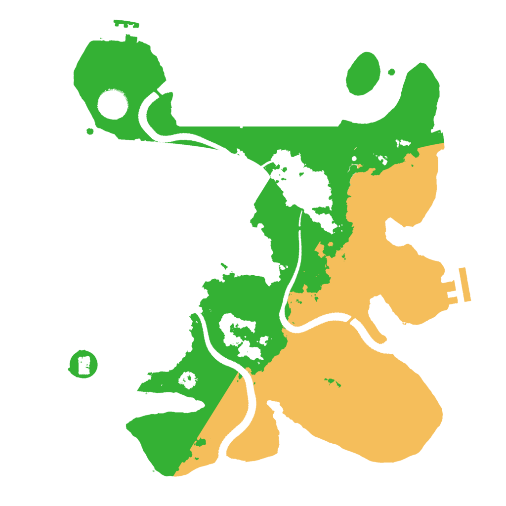 Biome Rust Map: Procedural Map, Size: 3000, Seed: 809567985