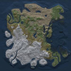 Thumbnail Rust Map: Procedural Map, Size: 4250, Seed: 648471308, 15 Monuments