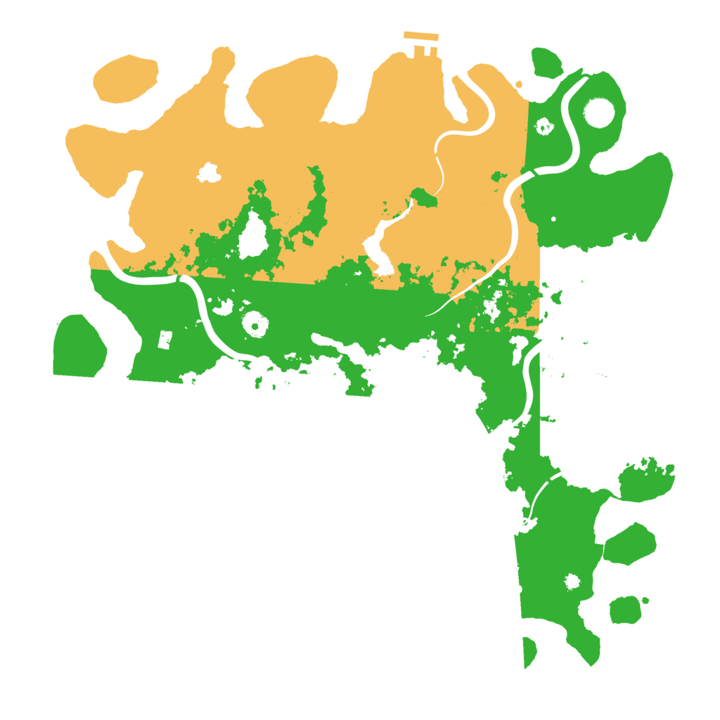 Biome Rust Map: Procedural Map, Size: 4200, Seed: 1638555372
