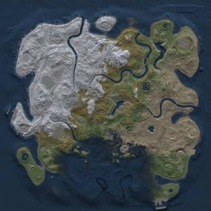 Thumbnail Rust Map: Procedural Map, Size: 4250, Seed: 484892875, 16 Monuments