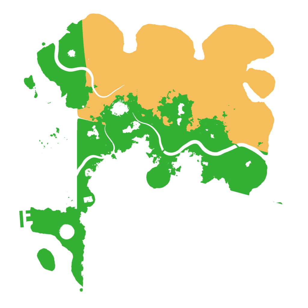 Biome Rust Map: Procedural Map, Size: 3750, Seed: 545678653