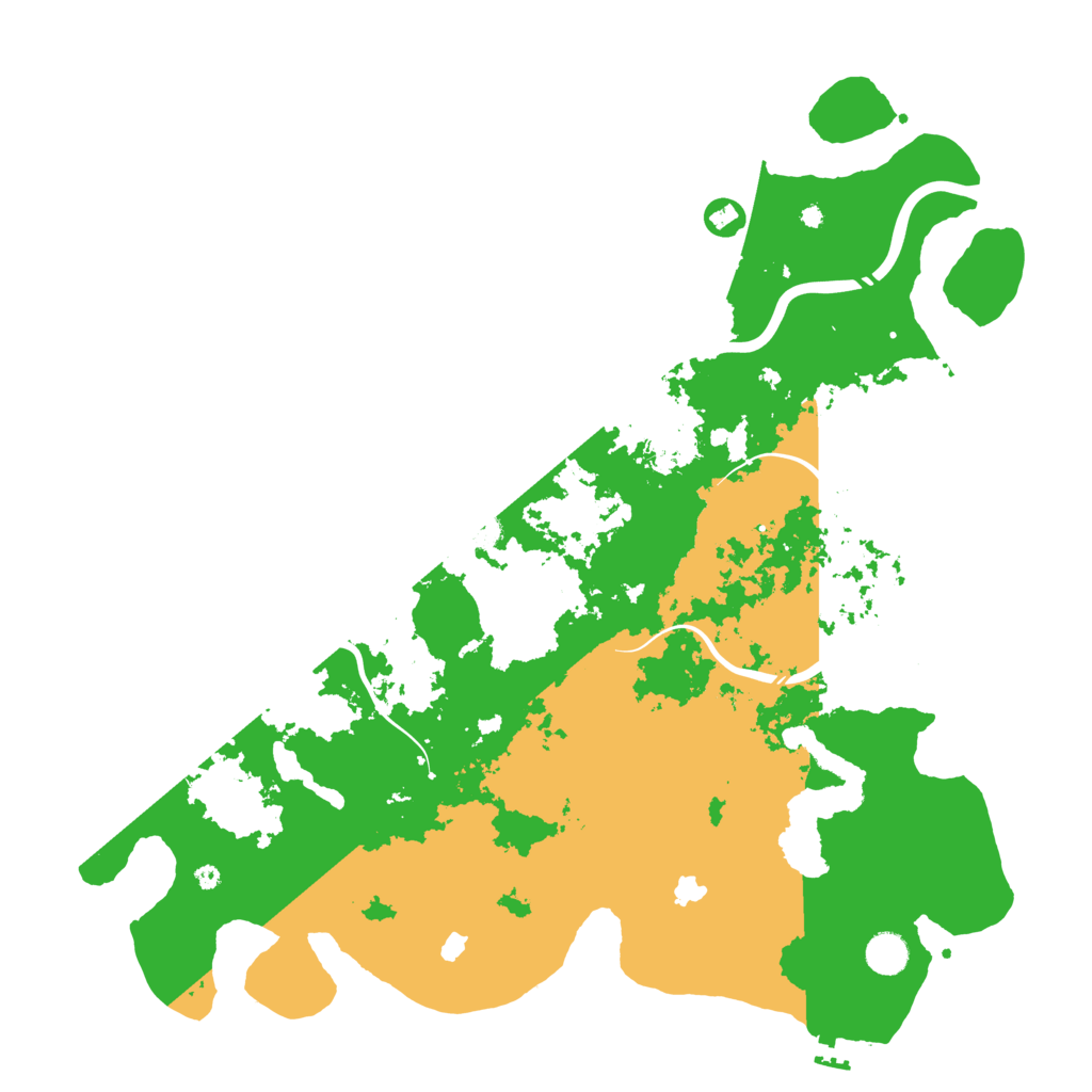 Biome Rust Map: Procedural Map, Size: 4500, Seed: 11532031
