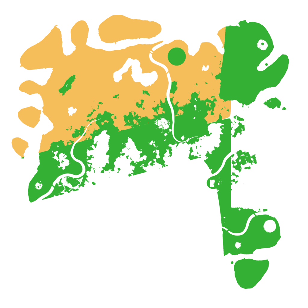 Biome Rust Map: Procedural Map, Size: 4500, Seed: 1156218071
