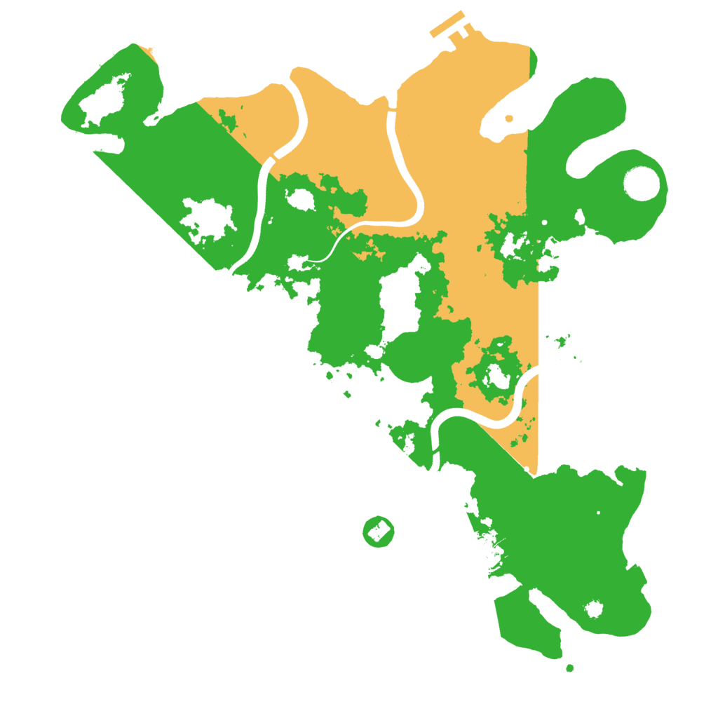 Biome Rust Map: Procedural Map, Size: 3750, Seed: 176266586
