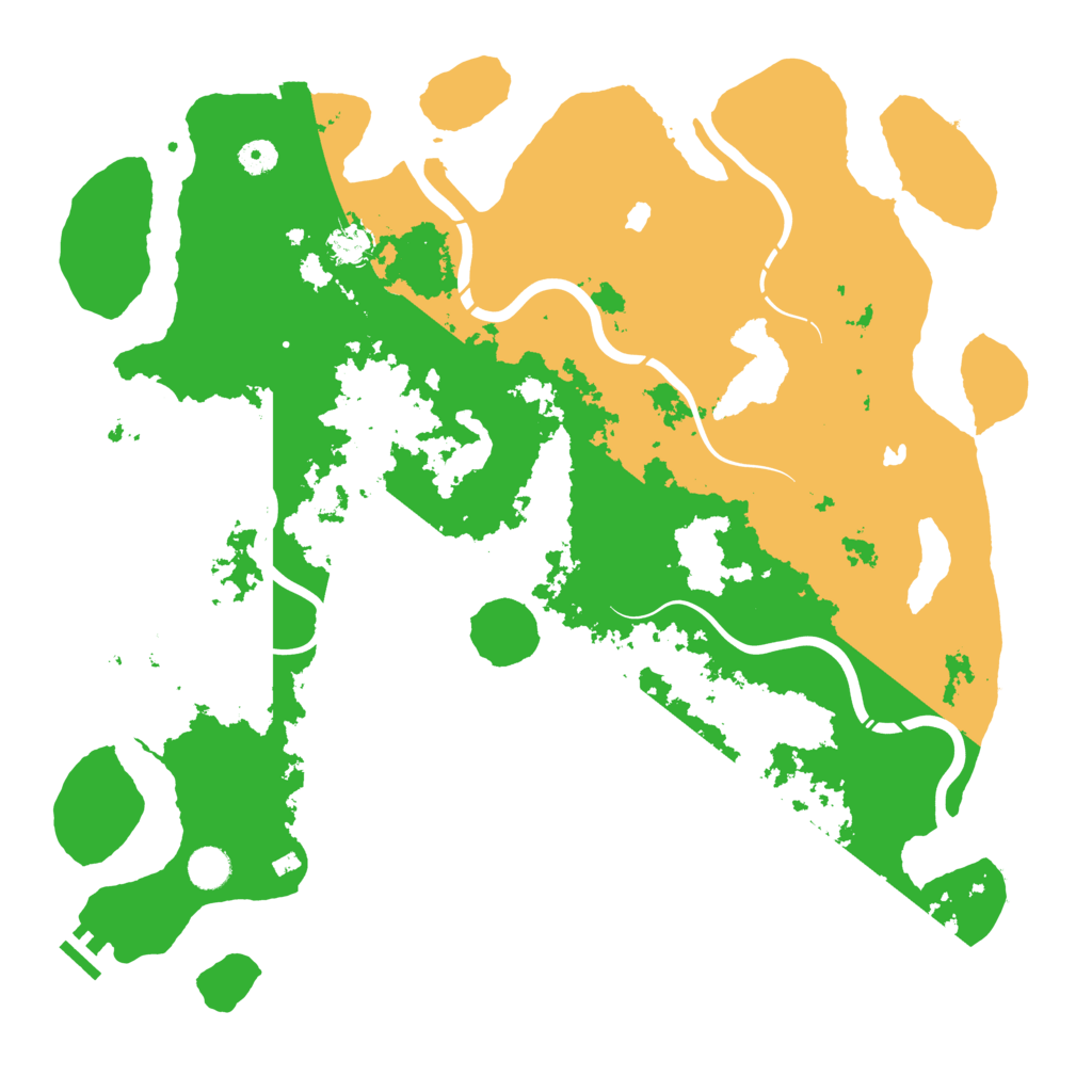 Biome Rust Map: Procedural Map, Size: 4500, Seed: 156454