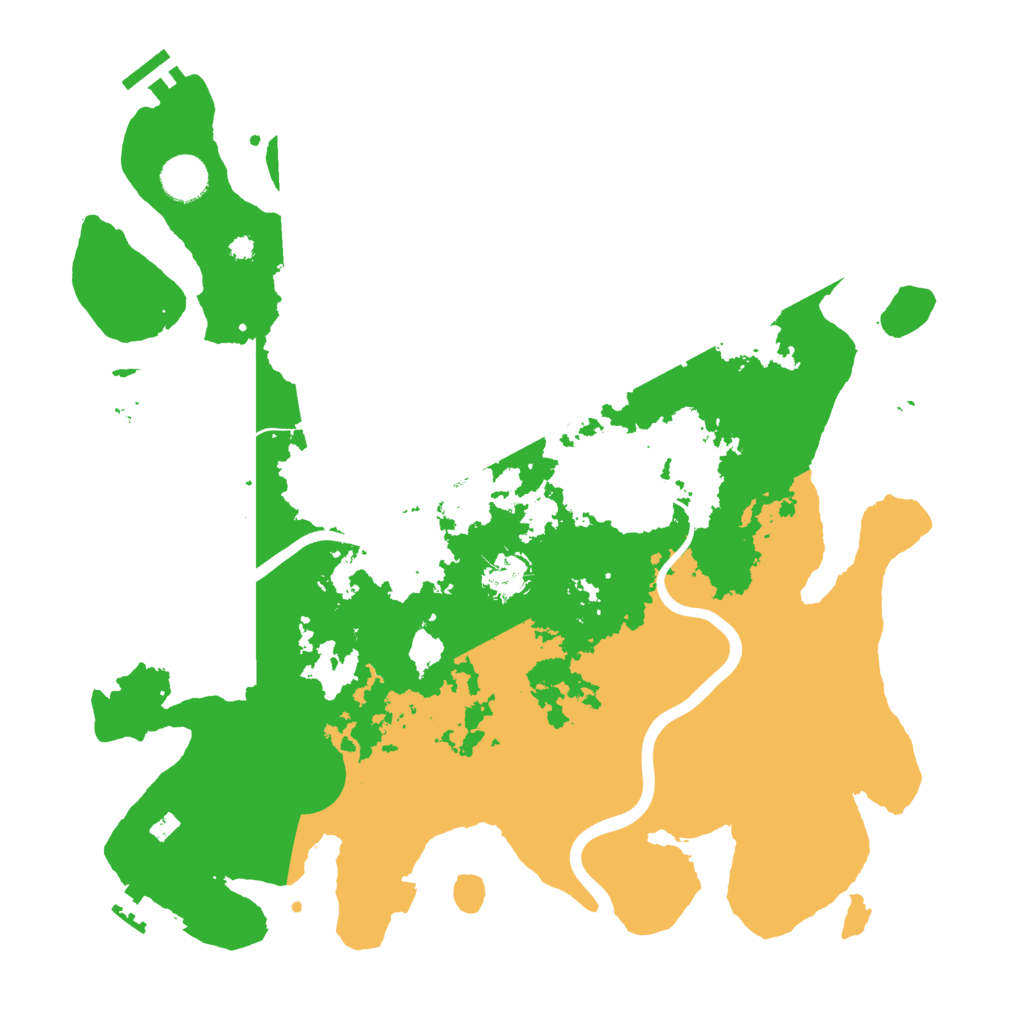Biome Rust Map: Procedural Map, Size: 3842, Seed: 893474979