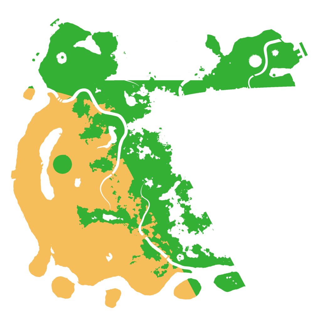 Biome Rust Map: Procedural Map, Size: 4500, Seed: 1336210308