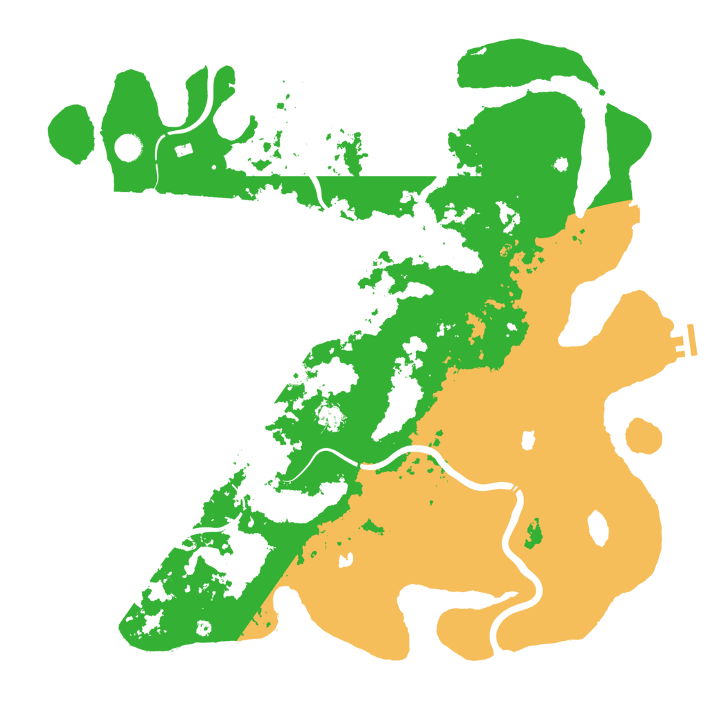 Biome Rust Map: Procedural Map, Size: 4500, Seed: 912609024