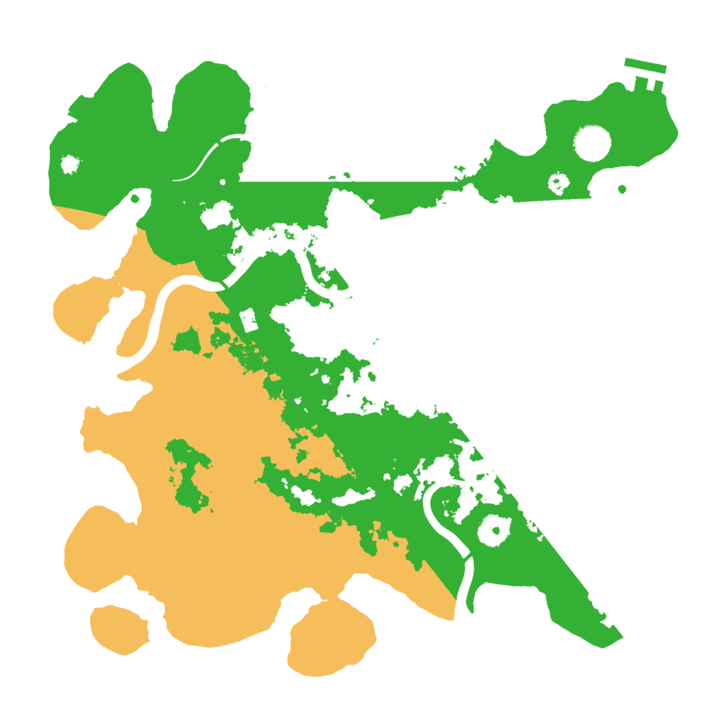 Biome Rust Map: Procedural Map, Size: 3500, Seed: 568910282