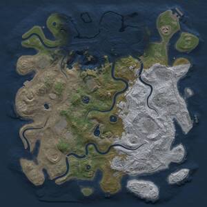 Thumbnail Rust Map: Procedural Map, Size: 4250, Seed: 424731082, 16 Monuments