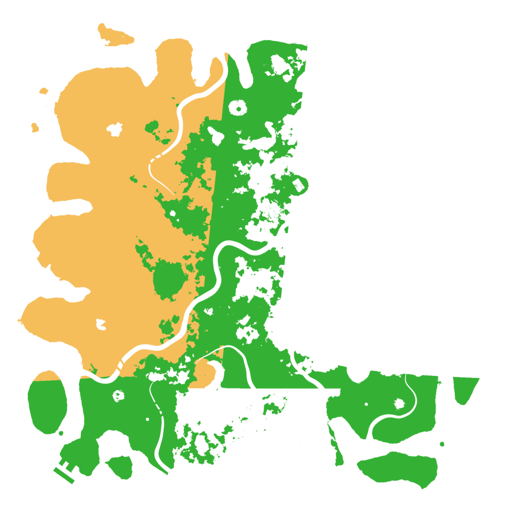 Biome Rust Map: Procedural Map, Size: 4500, Seed: 7691692