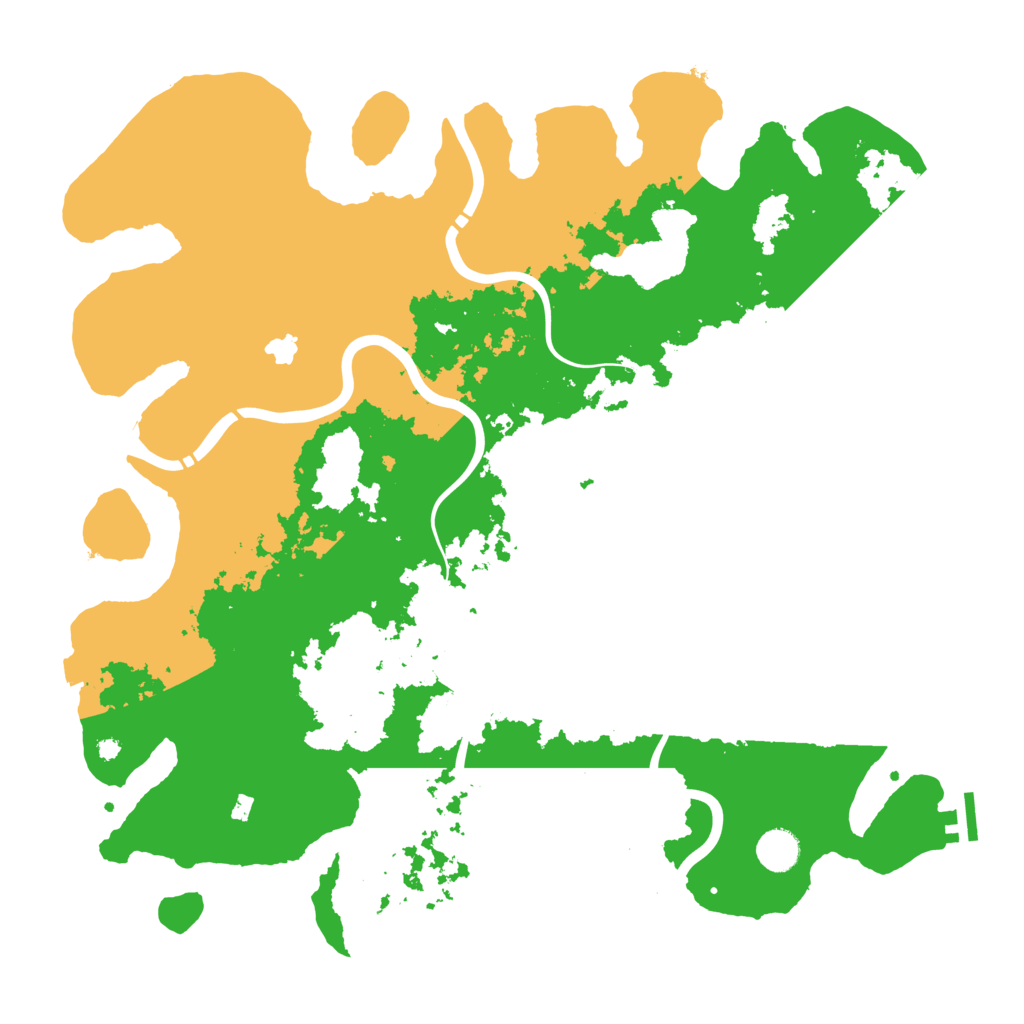 Biome Rust Map: Procedural Map, Size: 4250, Seed: 1576295562