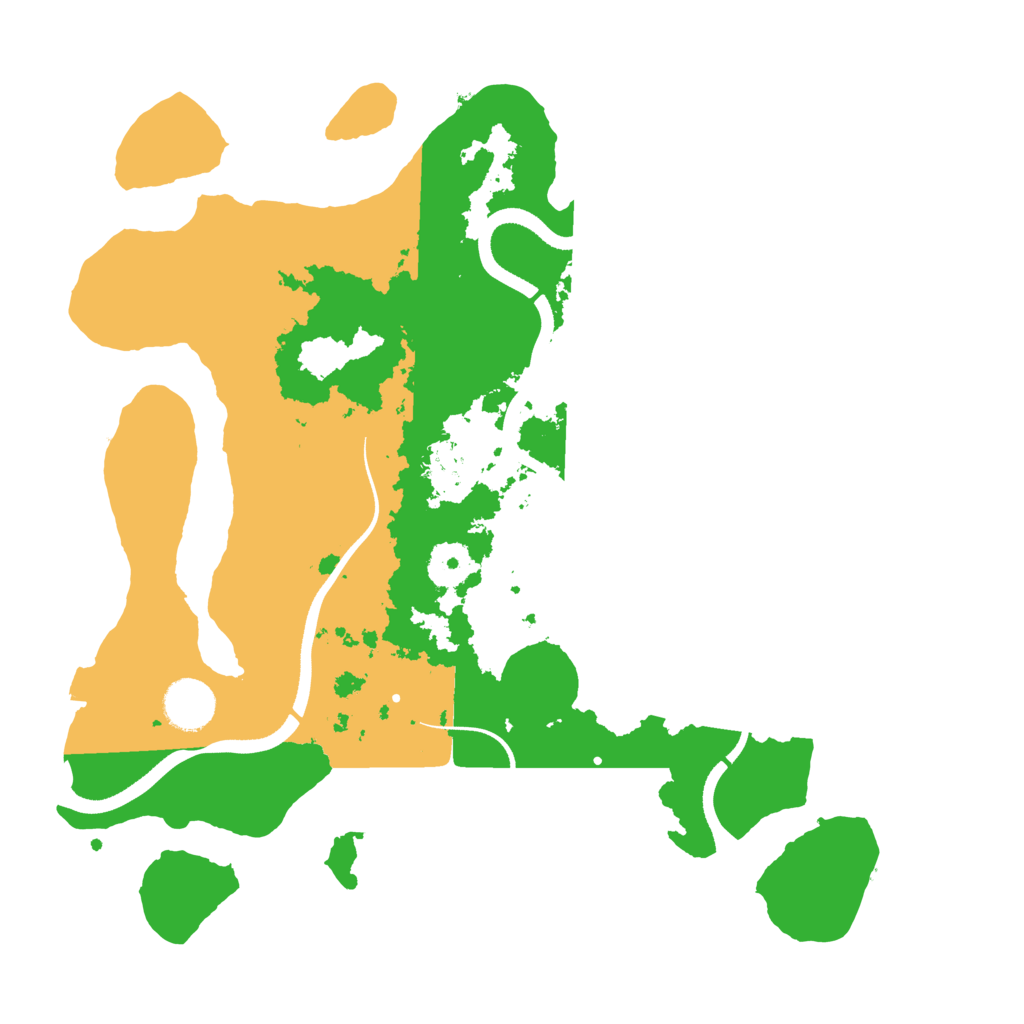 Biome Rust Map: Procedural Map, Size: 3500, Seed: 1046685705