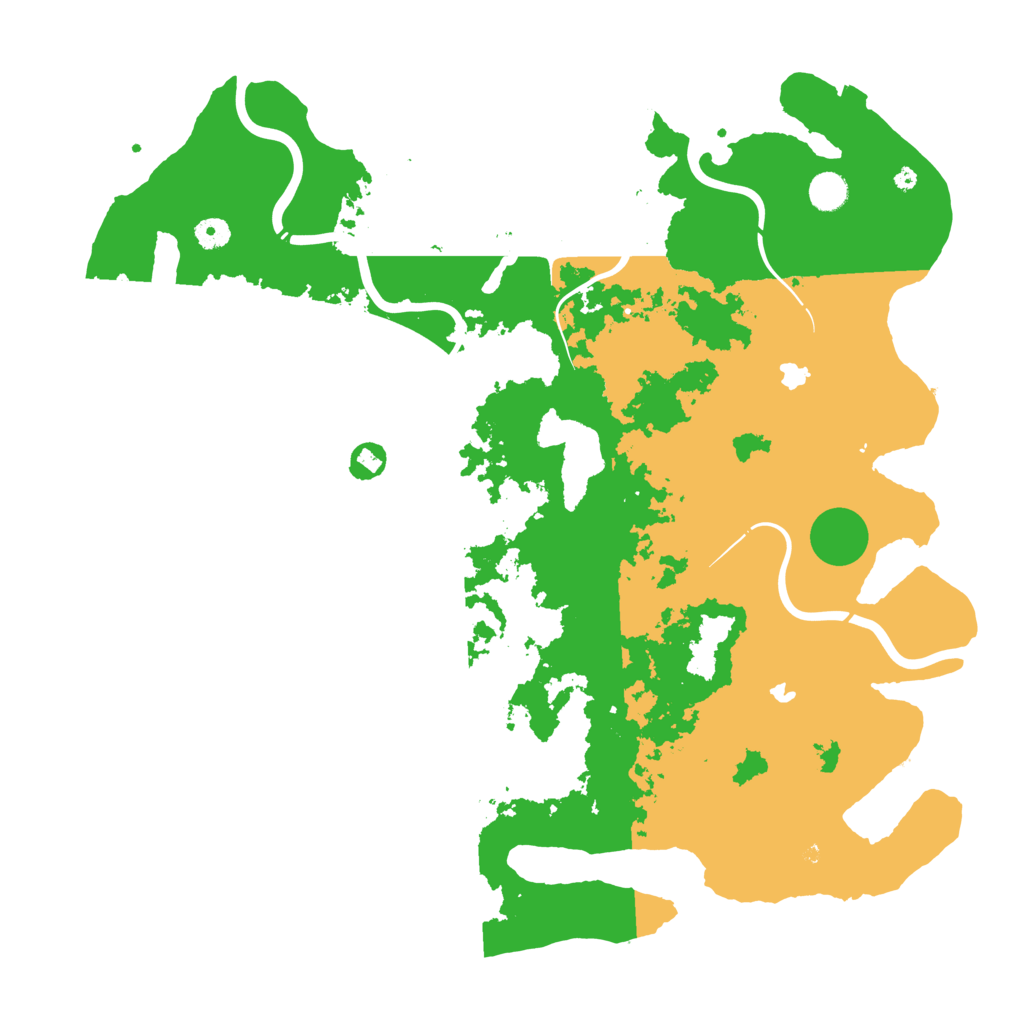 Biome Rust Map: Procedural Map, Size: 4650, Seed: 186866544