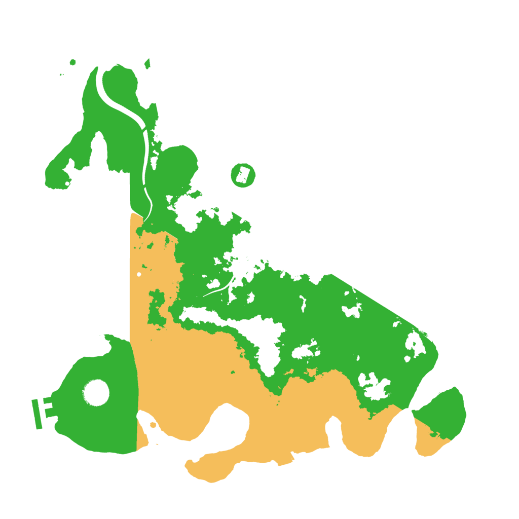Biome Rust Map: Procedural Map, Size: 3500, Seed: 908910475