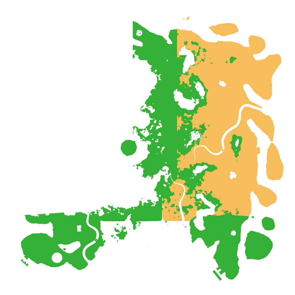 Biome Rust Map: Procedural Map, Size: 5000, Seed: 56849